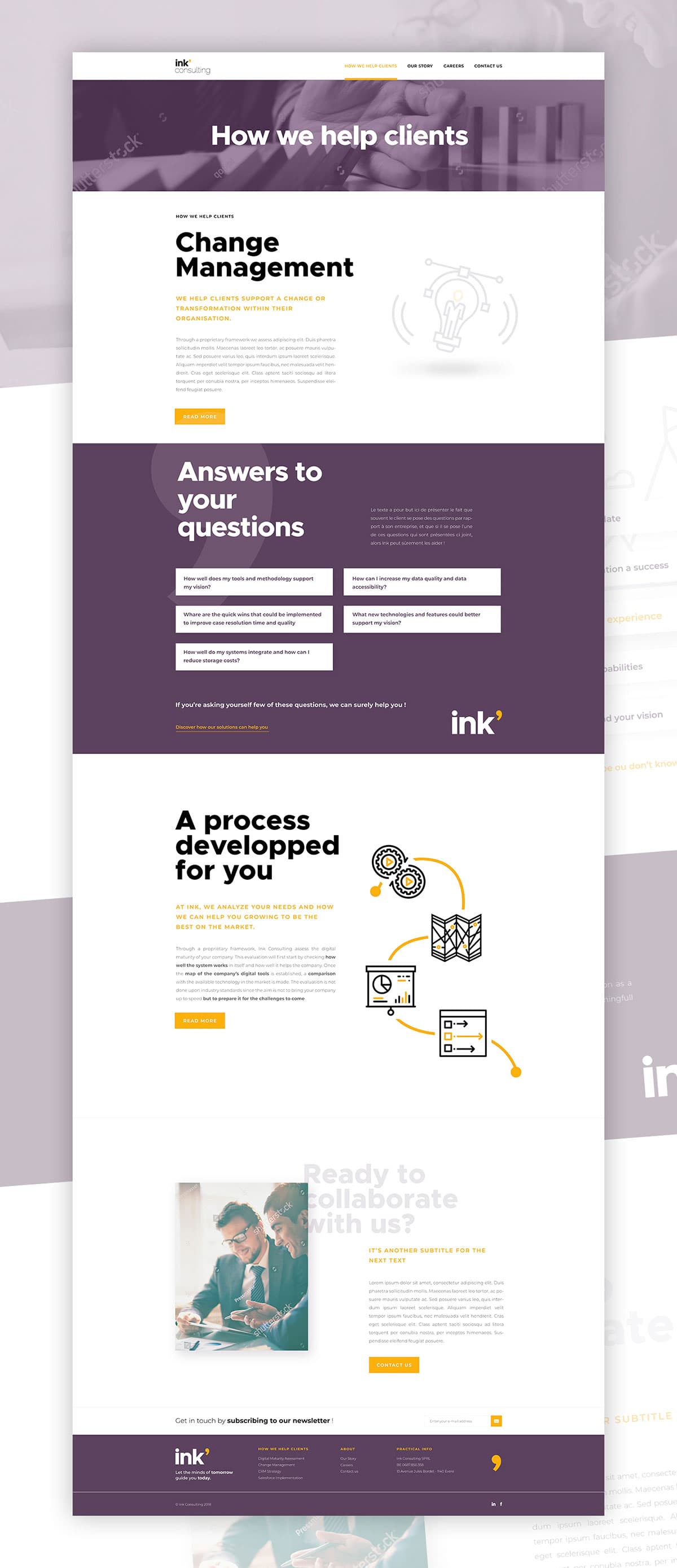 Ink' Consulting project detail