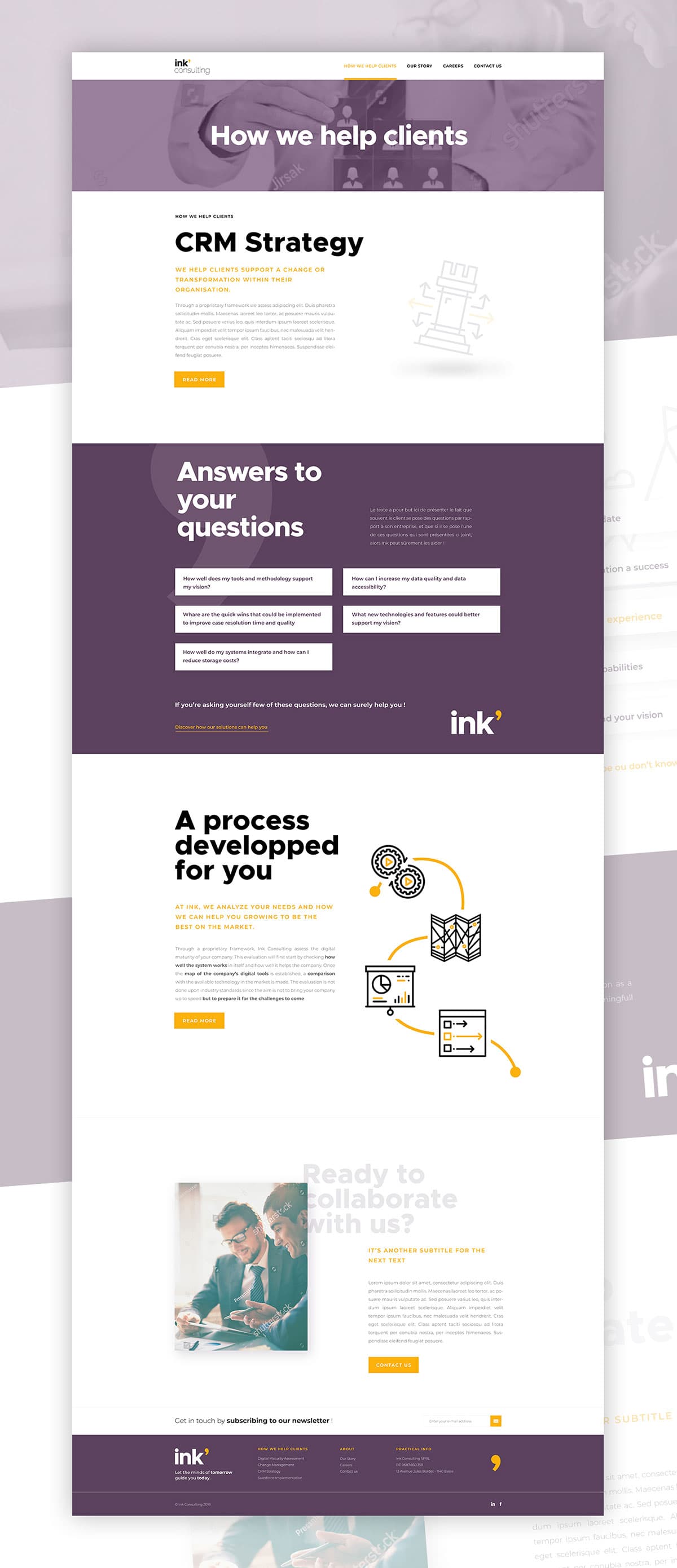 Ink' Consulting project detail